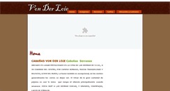 Desktop Screenshot of cabanasvonderloie.com.ar